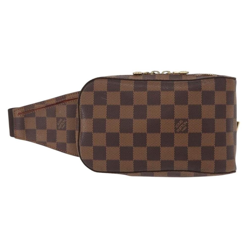 Louis Vuitton Damier Ebene Geronimos Shoulder Bag Brown